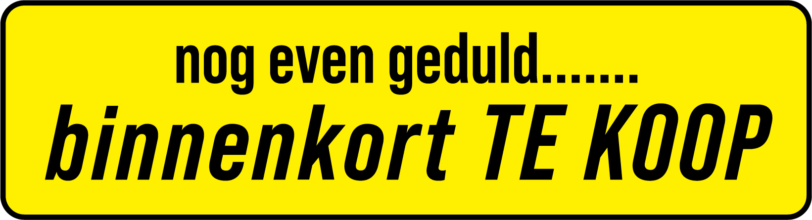 nog even geduld